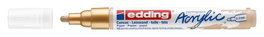 EDDING Marcador Acrílico 5100 Cónico 2-3 mm Oro (Set de 10)