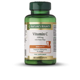 Nature's Bounty Vitamina C 1000 mg con Escaramujo, Cápsulas Recubiertas, 60 Unidades