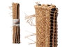 Giftdecor Alfombra Natural Negra Rayas 60 x 90 cm Yute Algodón (Set de 12)
