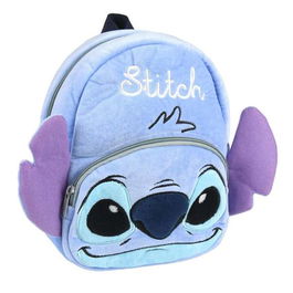 Cerdá Mochila Guardería Peluche Stitch Azul Niños 3+ Años