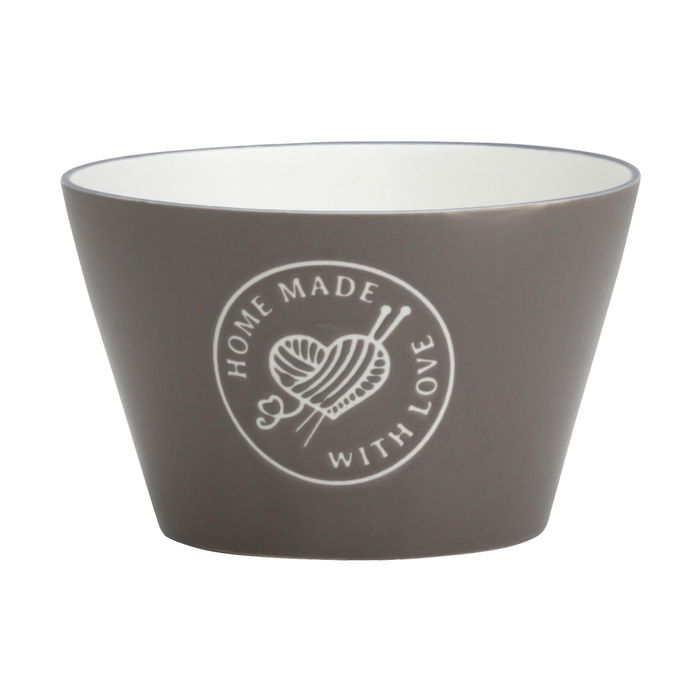 Home Deco Factory Bol Sopa 500 Ml Diámetro 14 Cm Altura 8,5 Cm Colores Surtidos Diseño Bicolor