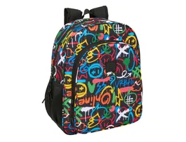 Safta Mochila Safta Junior adaptable a carro graffiti