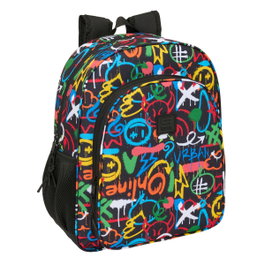 Safta Mochila Junior Adaptable a Carro Graffiti Colors