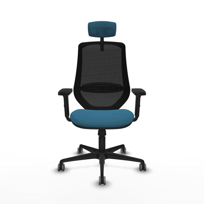 PIQUERAS Y CRESPO Silla de oficina Mardos Verde petróleo y Negro PIQUERAS Y CRESPO Silla de oficina Mardos Verde petróleo y Negro