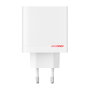 OnePlus SuperVooc Adaptador de Corriente de 80W con Doble Puerto, Blanco