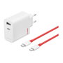 OnePlus SuperVooc Adaptador de Corriente de 80W con Doble Puerto, Blanco