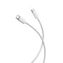 Xiaomi Cable USB-C a USB-C 3A Braided 60W 1m Blanco