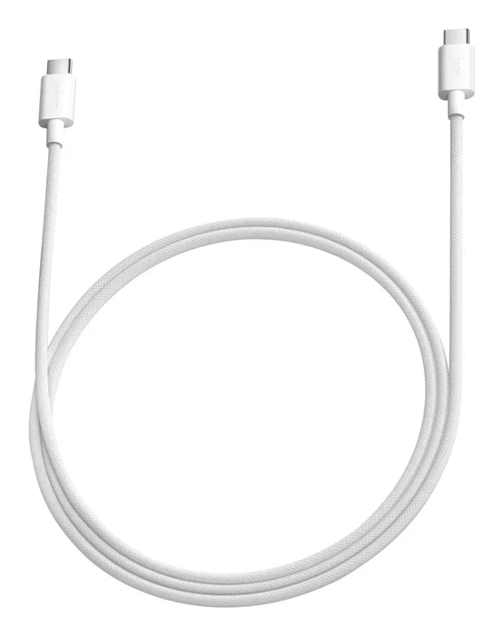 Xiaomi Cable USB-C a USB-C 3A Braided 60W 1m Blanco Xiaomi Cable USB-C a USB-C 3A Braided 60W 1m Blanco