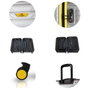 Zoozie Bags 5561 Juego de Maletas de 3 Piezas en ABS con Ruedas 360 y Candado, Gris
