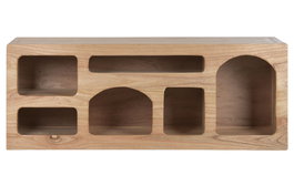 DKD Home Decor Mueble TV Moderno Natural Mindi 160 x 42 x 60 cm