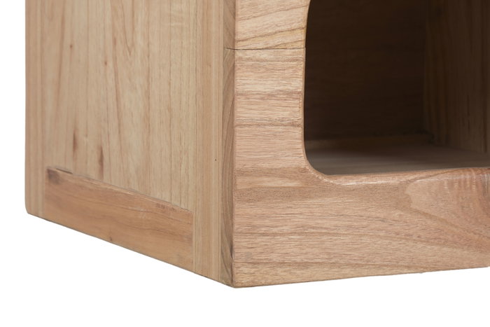 DKD Home Decor Mueble TV Moderno Natural Mindi 160 x 42 x 60 cm