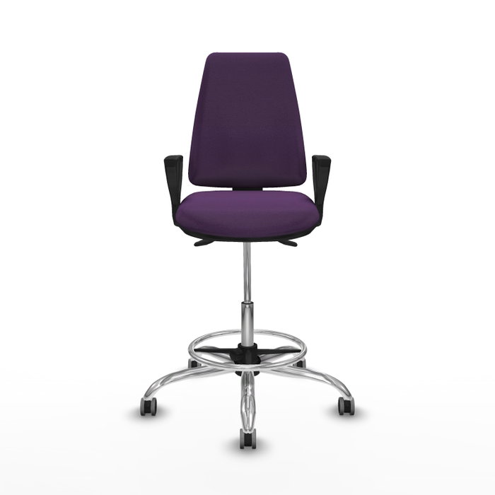 PIQUERAS Y CRESPO Taburete Elche AS Bali morado