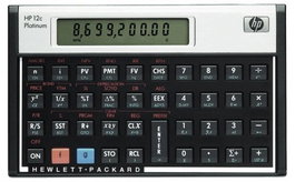 HEWLETT-PACKARD Calculadora Financiera 12C de 10 Dígitos