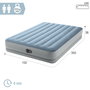 Cama Hinchable Intex Comfort Queen 152 x 36 x 203 cm 2 Unidades