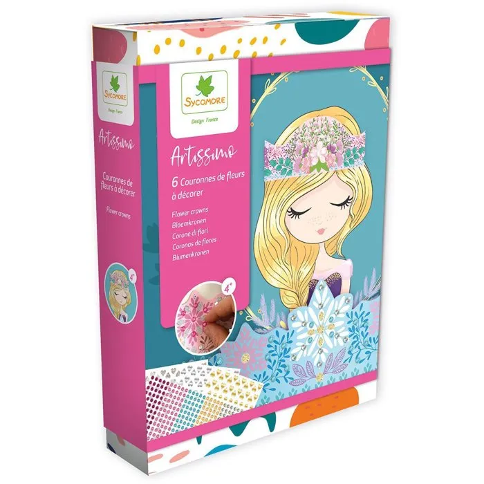 Sycomore ARTISSIMO PM Coronas de Princesas para Decorar con Pegatinas y Strass, Manual Instrucciones Sycomore ARTISSIMO PM Coronas de Princesas para Decorar con Pegatinas y Strass, Manual Instrucciones