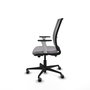 PIQUERAS Y CRESPO Silla de oficina Haches Gris con mecanismo Sincro/Traslack
