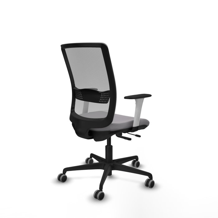 PIQUERAS Y CRESPO Silla de oficina Haches Gris con mecanismo Sincro/Traslack PIQUERAS Y CRESPO Silla de oficina Haches Gris con mecanismo Sincro/Traslack