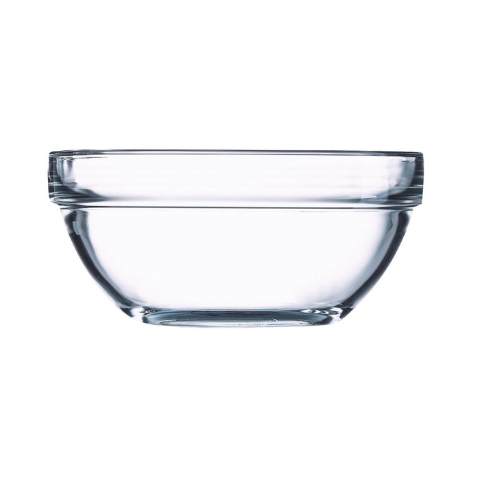 Luminarc Bol Lavafrutas Vidrio Apilable 14 cm Transparente