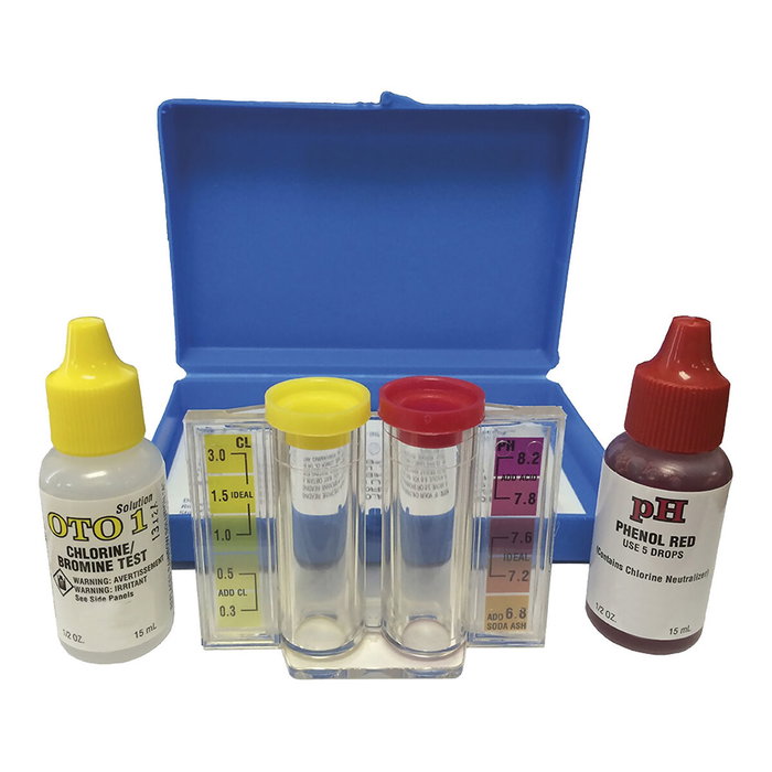 Edm Kit de análisis de pH, cloro y alcalinidad