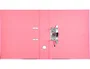Liderpapel Documenta Archivador de palanca Folio 75 mm Rosa con compresor metálico