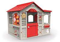 Chicos Casa Grand Cottage XL con barbacoa efecto piedra y hueco para mascotas 122x103x104 cm