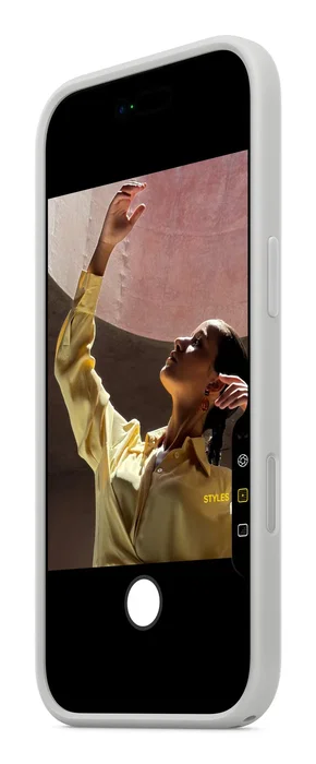 Apple Funda Bumper Gris Claro MH014ZM/A para iPhone Air (16.5 cm/6.5") - Policarbonato Ligero y Protector