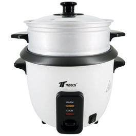 Thulos Arrocera Eléctrica TH-RK18 1.8L 700W, Función Mantener Caliente y Cocinado al Vapor, Incluye Cuchara y Vaso Medidor