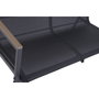 DKD Home Decor Set de Sofá de 4 Piezas en Acero y Textilene con Acabado Símil Madera