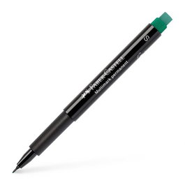 Rotulador Permanente Faber-Castell Multimark S Verde (Set de 10)