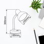 GSC Evolution Flexo sobremesa Bell E27 Gris