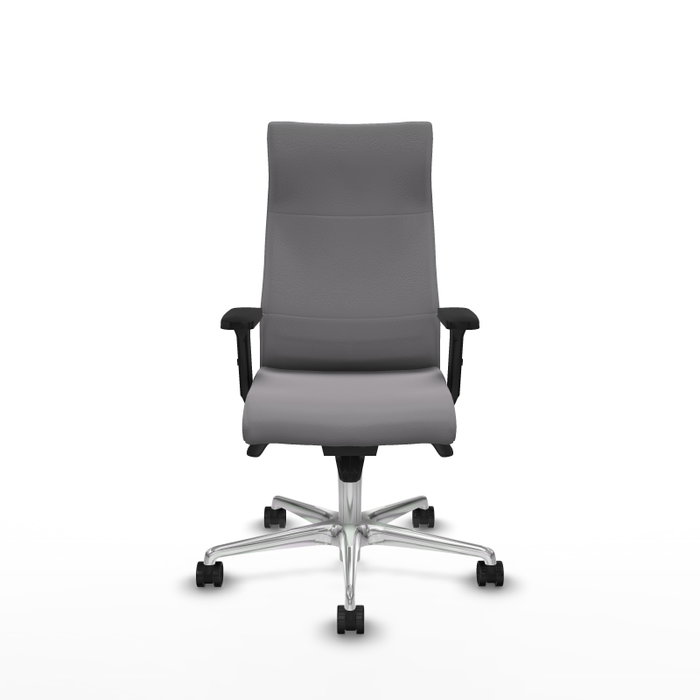 PIQUERAS Y CRESPO Sillón Albacete Gris con Mecanismo Sincro y Base de Aluminio PIQUERAS Y CRESPO Sillón Albacete Gris con Mecanismo Sincro y Base de Aluminio