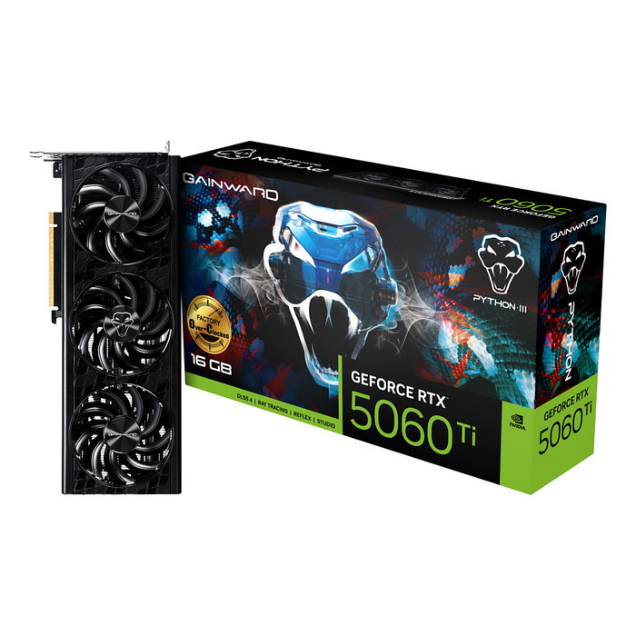 Gainward GeForce RTX 5060 Ti Python III OC 16GB GDDR7