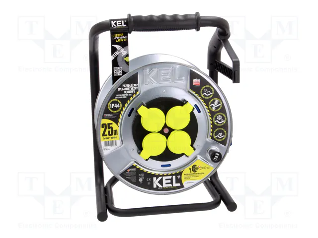 KEL Prolongador de alimentación H07BQ-F 3G1,5mm2 25m azul