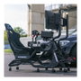 Oplite Ruedas Giratorias GTR S8 Negro, Pack de 8 piezas