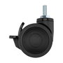 Oplite Ruedas Giratorias GTR S8 Negro, Pack de 8 piezas