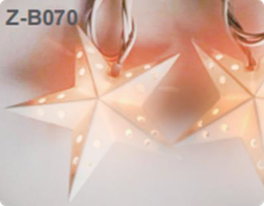 DKD Home Decor Guirnalda LED Blanca con Estrella 150x2x7 cm