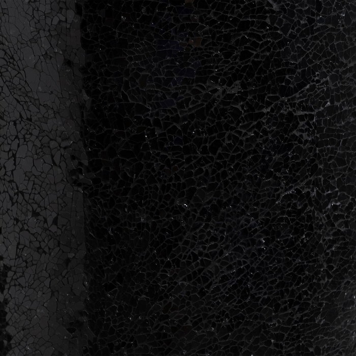 Jarrón Negro Fibra de Vidrio Decoración 30 X 30 X 109,50 cm