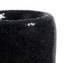 Jarrón Negro Fibra de Vidrio Decoración 30 X 30 X 109,50 cm