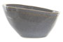 DKD Home Decor Cuenco de Gres para Salsa Azul Acabado Envejecido, Pack de 6