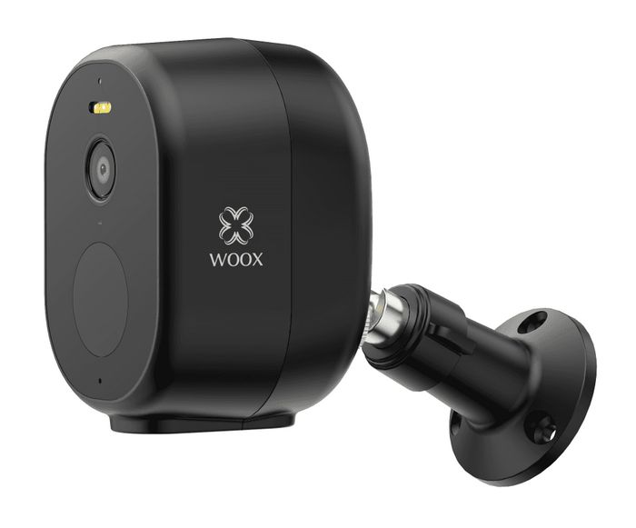 WOOX R4253 Cámara Exterior Inteligente con Kit de Panel Solar Negro WOOX R4253 Cámara Exterior Inteligente con Kit de Panel Solar Negro
