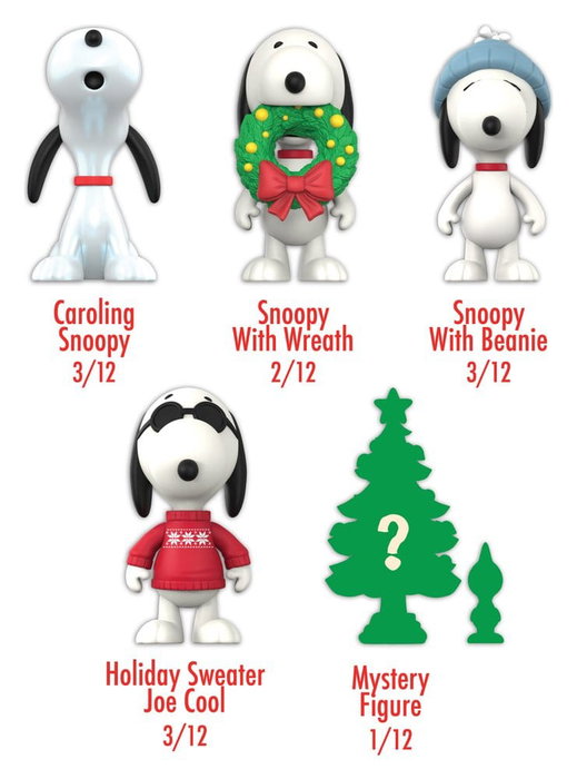 Super7 Peanuts Mini Snoopy Holiday Blind Box de 10 cm (Surtido de 12)