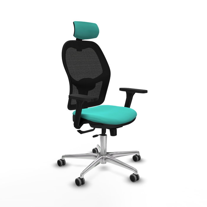 PIQUERAS Y CRESPO Silla de oficina Jorquera Turquesa y Negro PIQUERAS Y CRESPO Silla de oficina Jorquera Turquesa y Negro