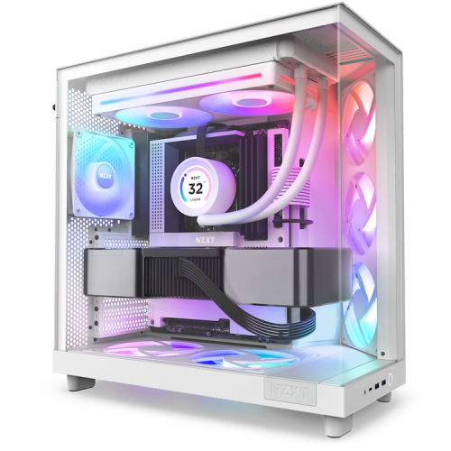 NZXT RF-U28HF-W1 Sistema de Refrigeración para Ordenador Ventilador 140mm Blanco