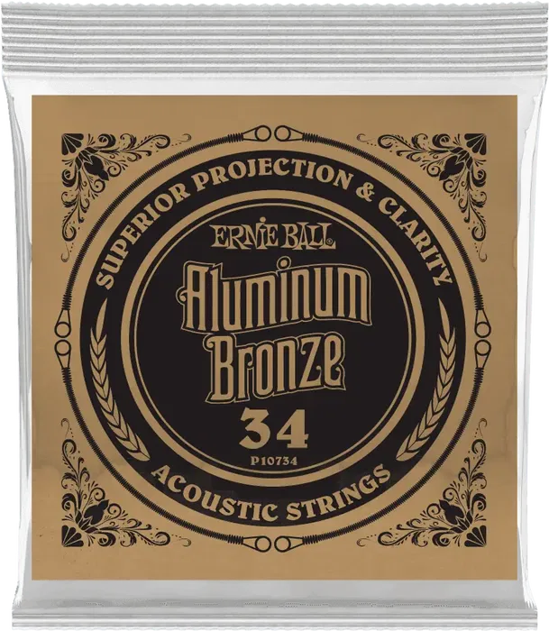 Ernie Ball Cuerda Acústica Aluminium Bronze .034