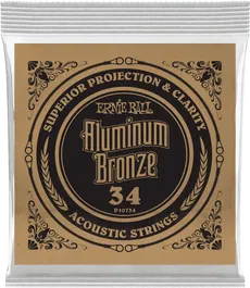 Ernie Ball Cuerda Acústica Aluminium Bronze .034