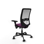 PIQUERAS Y CRESPO Silla de oficina Zulema Morado y Blanco