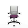 PIQUERAS Y CRESPO Silla de oficina Zulema Morado y Blanco