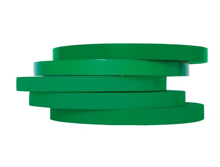 Q-connect Cinta Adhesiva 66 m x 9 mm Verde para Cerrar Bolsas y Máquinas Precintadoras