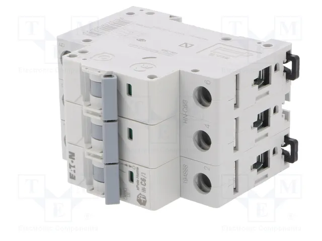 EATON ELECTRIC Interruptor magnetotérmico HN-C6/3 6A 3 Polos EATON ELECTRIC Interruptor magnetotérmico HN-C6/3 6A 3 Polos