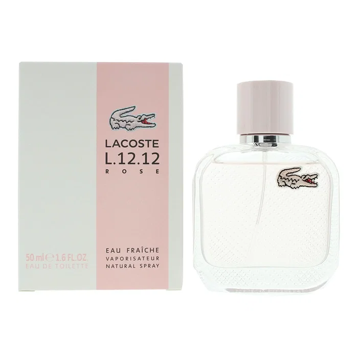 Lacoste L.12.12 Pour Elle Eau Fraiche Rose Eau de Toilette 50ml Spray Lacoste L.12.12 Pour Elle Eau Fraiche Rose Eau de Toilette 50ml Spray